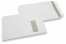 Fensterumschläge, Weiss, 229 x 324 mm (C4), Fenster rechts  40 x 110 mm, Fensterposition 20 mm von rechts und 60 mm von oben, 120 Gramm, gummiert | PIT Packaging.de | Briefumschlaegebestellen