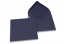  Farbige Umschläge  für Glückwunschkarten  - Dunkelblau, 155 x 155 mm | PIT Packaging.de | Briefumschlaegebestellen
