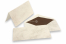 Marmor Briefumschlag (110 x 220 mm) und Karte (105 x 210 mm) - Marmor Braun, Innenfutter Braun | PIT Packaging.de | Briefumschlaegebestellen