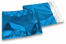 Blaue Metallic Folienumschläge - 220 x 220 mm | PIT Packaging.de | Briefumschlaegebestellen