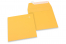 Farbige Briefumschläge Papier - Goldgelb, 160 x 160 mm | PIT Packaging.de | Briefumschlaegebestellen