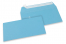 Farbige Briefumschläge Papier - Himmelblau, 110 x 220 mm | PIT Packaging.de | Briefumschlaegebestellen