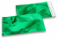 Grüne Metallic Folienumschläge - 114 x 229 mm | PIT Packaging.de | Briefumschlaegebestellen