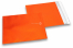 Orange Folienumschläge matt metallic farbig - 165 x 165 mm | PIT Packaging.de | Briefumschlaegebestellen