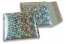 Luftpolstertaschen metallic umweltfreundlich - Silber Holographisch 165 x 165 mm | PIT Packaging.de | Briefumschlaegebestellen