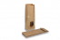 Blockbodenbeutel aus Kraftpapier Braun - 105 x 65 x 298 mm mit Fenster, 500 ml | PIT Packaging.de | Briefumschlaegebestellen