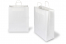 Tragetaschen aus Papier mit gedrehten Papierkordeln - weiß, 320 x 140 x 420 mm, 100 Gramm | PIT Packaging.de | Briefumschlaegebestellen