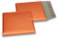 Luftpolstertaschen matt metallic umweltfreundlich - Orange 165 x 165 mm | PIT Packaging.de | Briefumschlaegebestellen