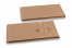 Kartonverpackung mit Kordelverschluss - 110 x 220 x 25 mm, braun | PIT Packaging.de | Briefumschlaegebestellen