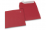 Farbige Briefumschläge Papier - Dunkelrot, 160 x 160 mm | PIT Packaging.de | Briefumschlaegebestellen