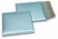 Luftpolstertaschen matt metallic umweltfreundlich - Eisblau 165 x 165 mm | PIT Packaging.de | Briefumschlaegebestellen