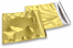 Goldene Metallic Folienumschläge - 165 x 165 mm | PIT Packaging.de | Briefumschlaegebestellen