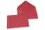   Farbige Umschläge  für Glückwunschkarten- Rot, 114 x 162 mm | PIT Packaging.de | Briefumschlaegebestellen