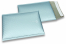 Luftpolstertaschen matt metallic umweltfreundlich - Eisblau 180 x 250 mm | PIT Packaging.de | Briefumschlaegebestellen