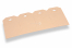 Etiketten aus Karton - Braun 35 x 70 mm | PIT Packaging.de | Briefumschlaegebestellen
