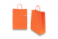 Tragetaschen aus Papier mit gedrehten Papierkordeln - orange, 260 x 120 x 350 mm, 90 Gramm | PIT Packaging.de | Briefumschlaegebestellen