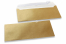 Goldene Briefumschläge mit Perlmutteffekt - 110 x 220 mm | PIT Packaging.de | Briefumschlaegebestellen