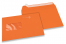 Orange, Fensterbriefumschläge farbig, 162 x 229 mm (A5), Fenster links, Fensterformat 45 x 90 mm, Fensterposition 20 mm von links / 60 mm von unten, Haftklebeverschluss, 120 gr farbiges Papier | PIT Packaging.de | Briefumschlaegebestellen