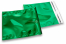 Grüne Metallic Folienumschläge - 220 x 220 mm | PIT Packaging.de | Briefumschlaegebestellen