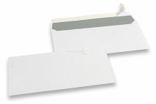 Briefumschläge Standard weiß, 110 x 220 mm (DL), 80 Gramm, haftklebeverschluß, Gewicht pro Stück ca. 4 Gr. | PIT Packaging.de | Briefumschlaegebestellen