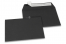 Farbige Briefumschläge Papier -  Schwarz, 114 x 162 mm | PIT Packaging.de | Briefumschlaegebestellen