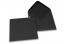  Farbige Umschläge  für Glückwunschkarten - Schwarz, 155 x 155 mm | PIT Packaging.de | Briefumschlaegebestellen