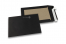 Papprückwandtaschen farbig - Schwarz, 162 x 229 mm | PIT Packaging.de | Briefumschlaegebestellen