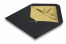 Gefütterten umschläge Schwarz - Gold gefüttert | PIT Packaging.de | Briefumschlaegebestellen