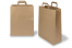 Tragetaschen aus Papier mit flachen Trageriemen - braun, 320 x 140 x 420 mm | PIT Packaging.de | Briefumschlaegebestellen