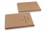 Kartonverpackung mit Kordelverschluss - 162 x 229 x 25 mm, braun | PIT Packaging.de | Briefumschlaegebestellen
