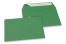 Farbige Briefumschläge Papier - Dunkelgrün, 114 x 162 mm | PIT Packaging.de | Briefumschlaegebestellen