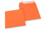 Farbige Briefumschläge Papier - Orange, 160 x 160 mm | PIT Packaging.de | Briefumschlaegebestellen