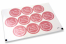 Kommunion-Verschlusssiegel - la mia prima comunione rosa mit weißen Kranz | PIT Packaging.de | Briefumschlaegebestellen