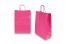 Tragetaschen aus Papier mit gedrehten Papierkordeln - pink, 260 x 120 x 350 mm, 90 Gramm | PIT Packaging.de | Briefumschlaegebestellen
