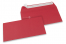 Farbige Briefumschläge Papier - Rot, 110 x 220 mm | PIT Packaging.de | Briefumschlaegebestellen