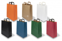 Tragetaschen aus Papier mit flachen Trageriemen  | PIT Packaging.de | Briefumschlaegebestellen