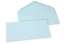 Farbige Umschläge  für Glückwunschkarten  - Hellblau, 110 x 220 mm | PIT Packaging.de | Briefumschlaegebestellen