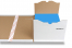 Sie legen das Buch in die Verpackung - Weiss | PIT Packaging.de | Briefumschlaegebestellen