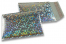 Luftpolstertaschen metallic umweltfreundlich - Silber Holographisch 180 x 250 mm | PIT Packaging.de | Briefumschlaegebestellen
