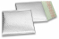Luftpolstertaschen metallic umweltfreundlich - Silber 165 x 165 mm | PIT Packaging.de | Briefumschlaegebestellen