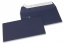 Farbige Briefumschläge Papier - Dunkelblau, 110 x 220 mm | PIT Packaging.de | Briefumschlaegebestellen