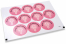 Kommunion-Verschlusssiegel - meine erstkommunion rosa Kreuz | PIT Packaging.de | Briefumschlaegebestellen
