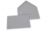 Farbige Umschläge für Glückwunschkarten - Grau, 114 x 162 mm | PIT Packaging.de | Briefumschlaegebestellen