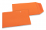 Farbigen Flachbeutel - Orange, 85 x 125 mm | PIT Packaging.de | Briefumschlaegebestellen
