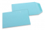 Farbigen Flachbeutel - Himmelblau, 85 x 125 mm | PIT Packaging.de | Briefumschlaegebestellen