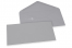 Farbige Umschläge für Glückwunschkarten - Grau, 110 x 220 mm | PIT Packaging.de | Briefumschlaegebestellen