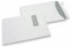 Fensterumschläge, Weiss, 229 x 324 mm (C4), Fenster links 40 x 110 mm, Fensterposition 20 mm von links und 60 mm von oben, 120 Gramm, haftkleberverschluß  | PIT Packaging.de | Briefumschlaegebestellen