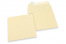 Farbige Briefumschläge Papier - Elfenbein, 160 x 160 mm | PIT Packaging.de | Briefumschlaegebestellen