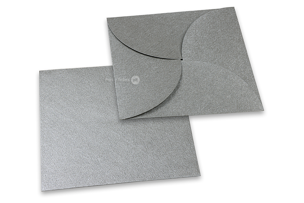 Pouchetten Geschenkumschläge - Silber