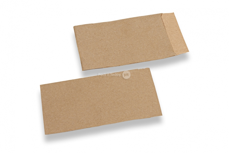 Flachbeutel aus Kraftpapier - 63 x 93 mm